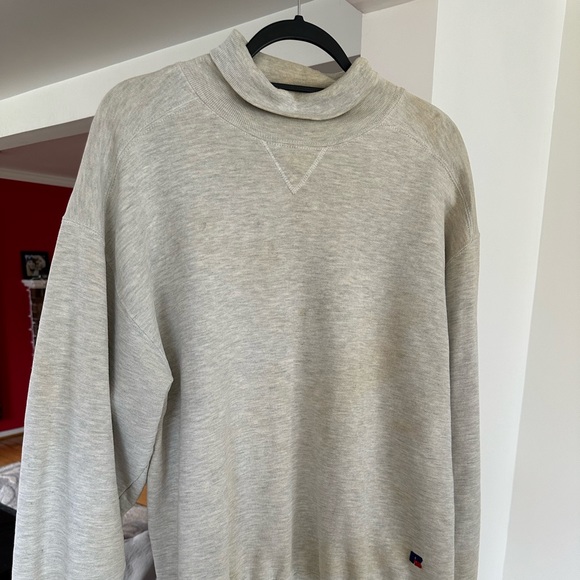 Vintage 80s 90s faded distressed worn Russell Athletic L.L. Bean crewneck - Picture 3 of 7